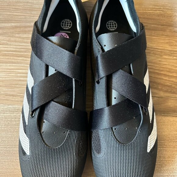 Adidas The Indoor Cycling Shoes Size Men’s 10.5 - Womens 11.5 Black White GX6544 - Picture 8 of 16